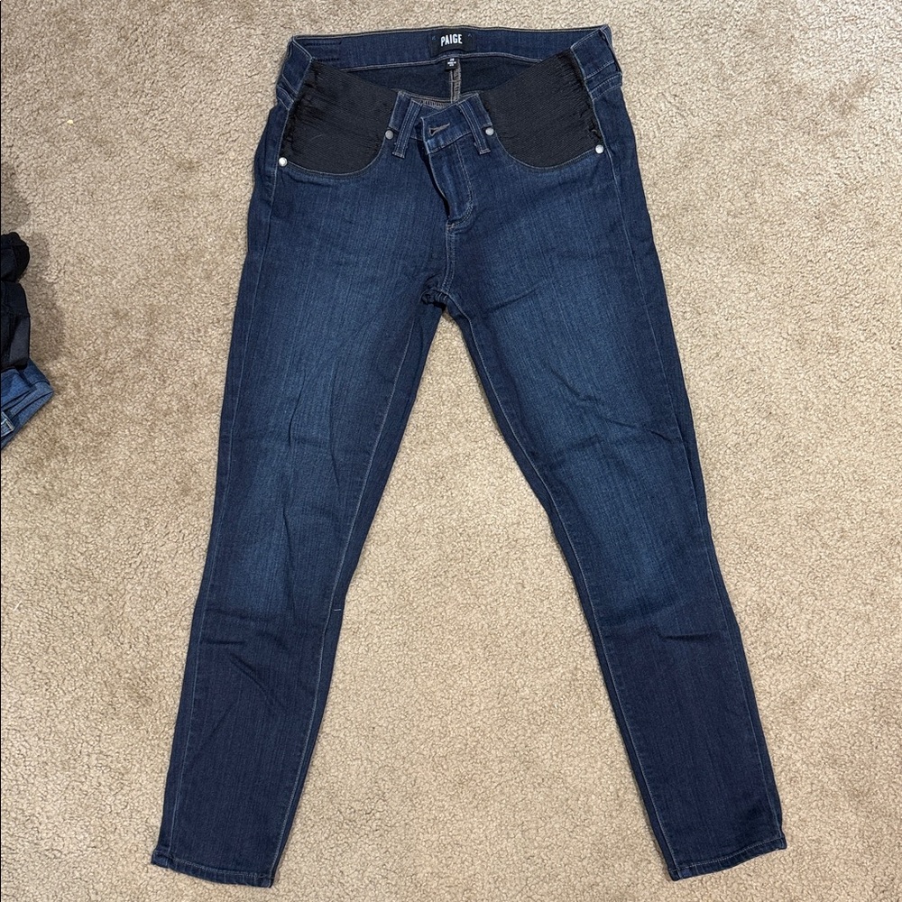 PAIGE Maternity Verdugo Ankle Jean